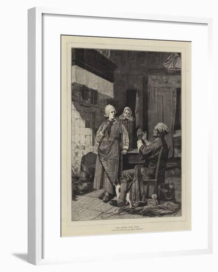 The Return from Work-Carl Julius Lorck-Framed Giclee Print