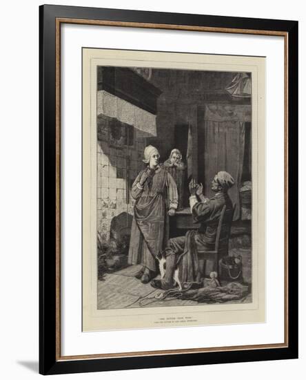 The Return from Work-Carl Julius Lorck-Framed Giclee Print