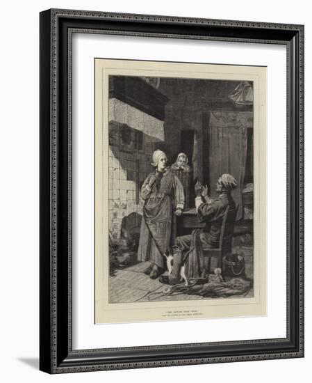 The Return from Work-Carl Julius Lorck-Framed Giclee Print