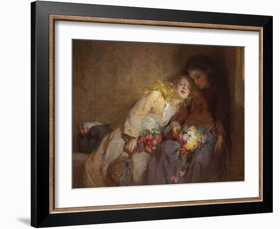 The Return Home, 1873-George Elgar Hicks-Framed Giclee Print