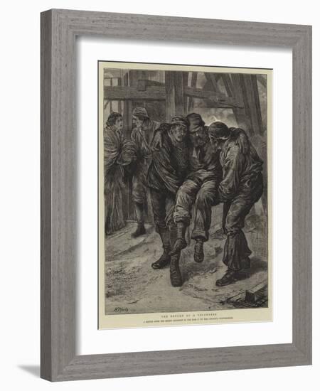 The Return of a Volunteer-Henry Woods-Framed Giclee Print