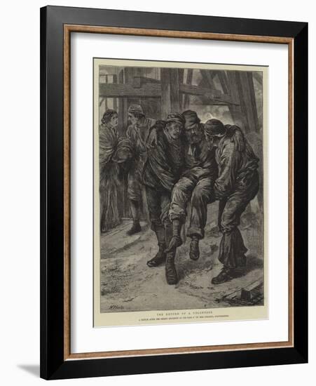 The Return of a Volunteer-Henry Woods-Framed Giclee Print