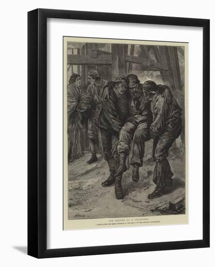 The Return of a Volunteer-Henry Woods-Framed Giclee Print