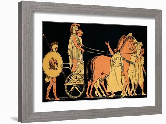 'The Return of Agamemnon', 1880-Flaxman-Framed Giclee Print