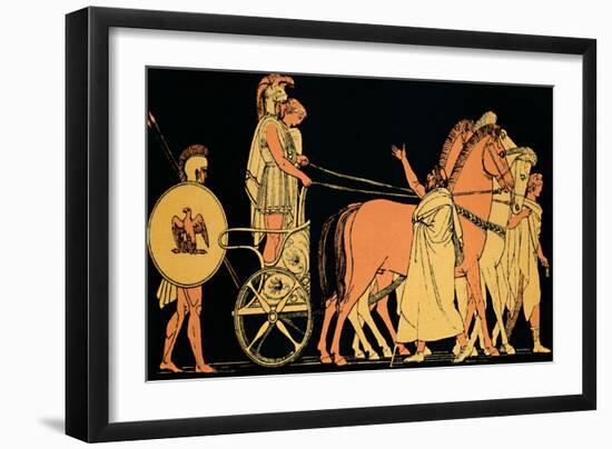 'The Return of Agamemnon', 1880-Flaxman-Framed Giclee Print