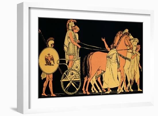 'The Return of Agamemnon', 1880-Flaxman-Framed Giclee Print