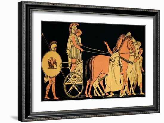 'The Return of Agamemnon', 1880-Flaxman-Framed Giclee Print