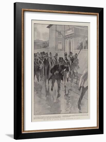 The Return of Captain Dreyfus, Journalists at Fault-Frank Craig-Framed Giclee Print