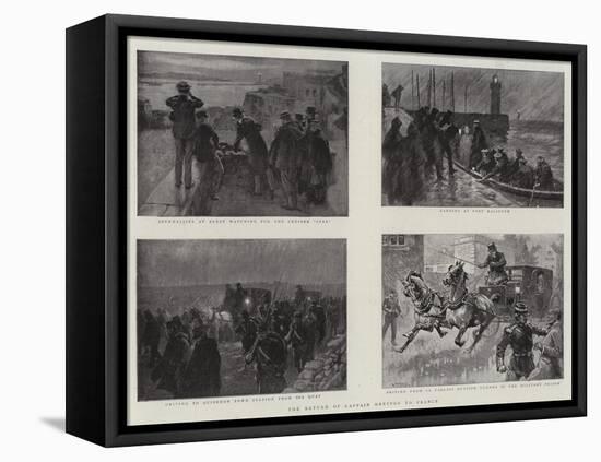 The Return of Captain Dreyfus to France-William T. Maud-Framed Premier Image Canvas
