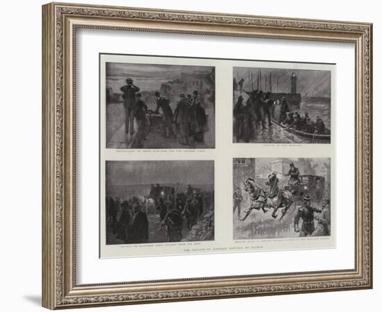 The Return of Captain Dreyfus to France-William T. Maud-Framed Giclee Print