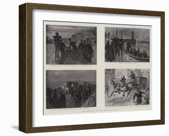 The Return of Captain Dreyfus to France-William T. Maud-Framed Giclee Print