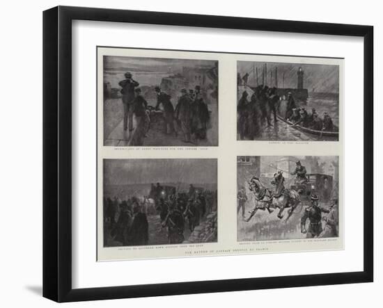 The Return of Captain Dreyfus to France-William T. Maud-Framed Giclee Print