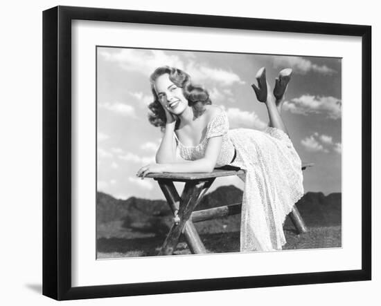 The Return of October, Terry Moore, 1948-null-Framed Photo