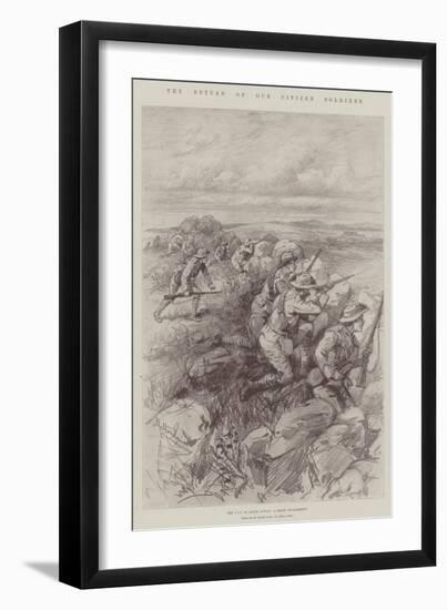 The Return of Our Citizen Soldiers-Melton Prior-Framed Giclee Print