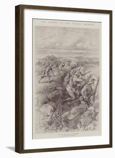 The Return of Our Citizen Soldiers-Melton Prior-Framed Giclee Print