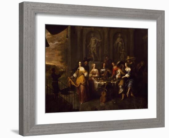 The Return of Prodigal Son-Hieronymus Janssens-Framed Giclee Print