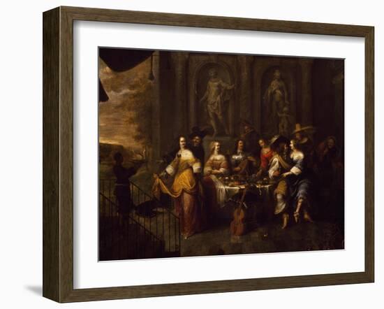 The Return of Prodigal Son-Hieronymus Janssens-Framed Giclee Print