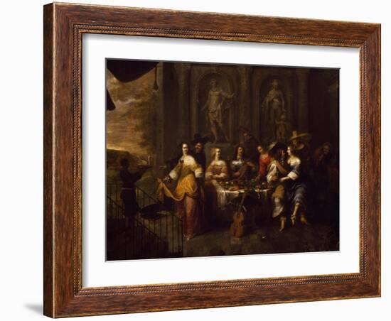 The Return of Prodigal Son-Hieronymus Janssens-Framed Giclee Print