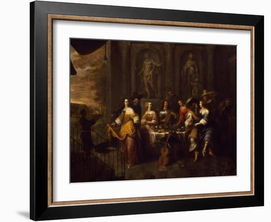 The Return of Prodigal Son-Hieronymus Janssens-Framed Giclee Print