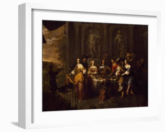 The Return of Prodigal Son-Hieronymus Janssens-Framed Giclee Print