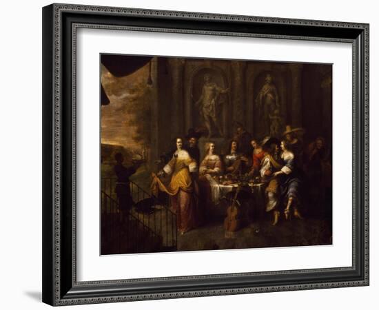 The Return of Prodigal Son-Hieronymus Janssens-Framed Giclee Print