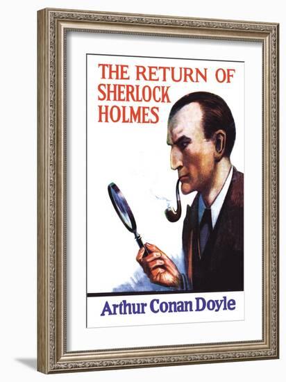 The Return of Sherlock Holmes II-Charles Kuhn-Framed Art Print