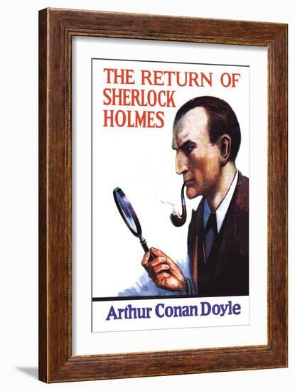 The Return of Sherlock Holmes II-Charles Kuhn-Framed Art Print