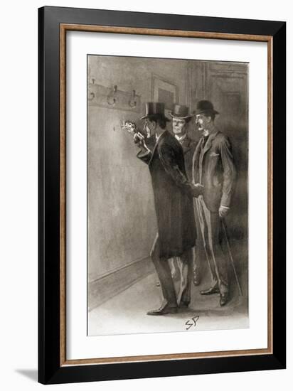 'The Return of Sherlock-Sidney Paget-Framed Giclee Print