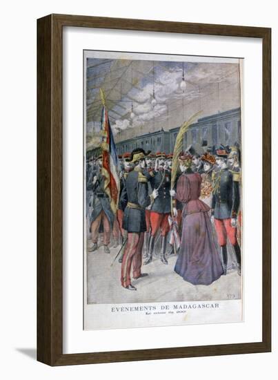 The Return of the 200 Regiment from Madagascar, 1896-Henri Meyer-Framed Giclee Print