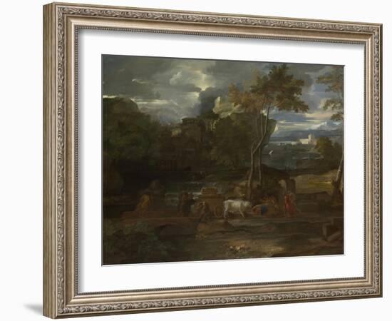 The Return of the Ark, 1659-Sébastien Bourdon-Framed Giclee Print