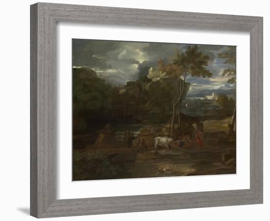 The Return of the Ark, 1659-Sébastien Bourdon-Framed Giclee Print