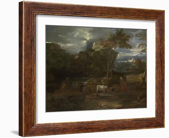 The Return of the Ark, 1659-Sébastien Bourdon-Framed Giclee Print