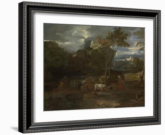 The Return of the Ark, 1659-Sébastien Bourdon-Framed Giclee Print