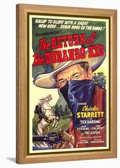 The Return of the Durango Kid, 1945-null-Framed Stretched Canvas