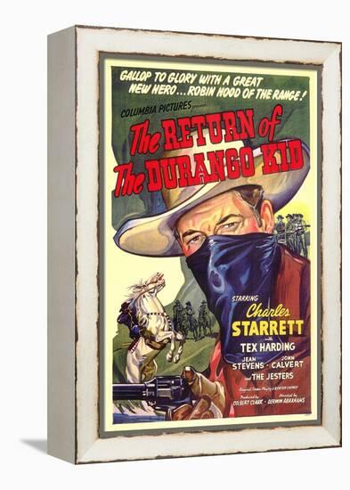 The Return of the Durango Kid, 1945-null-Framed Stretched Canvas