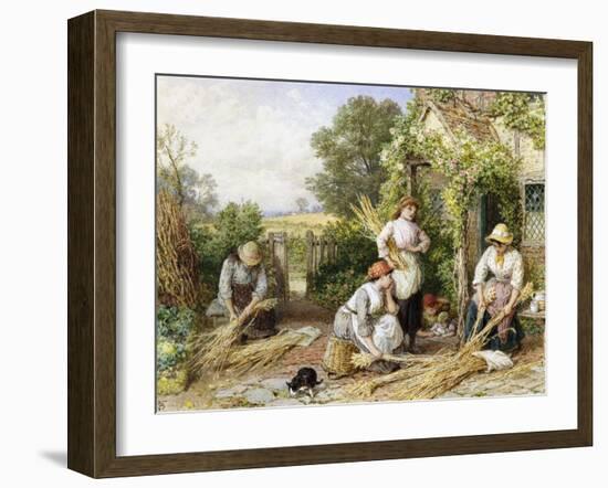 The Return of the Gleaners-Myles Birket Foster-Framed Giclee Print