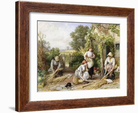 The Return of the Gleaners-Myles Birket Foster-Framed Giclee Print