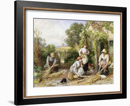 The Return of the Gleaners-Myles Birket Foster-Framed Giclee Print