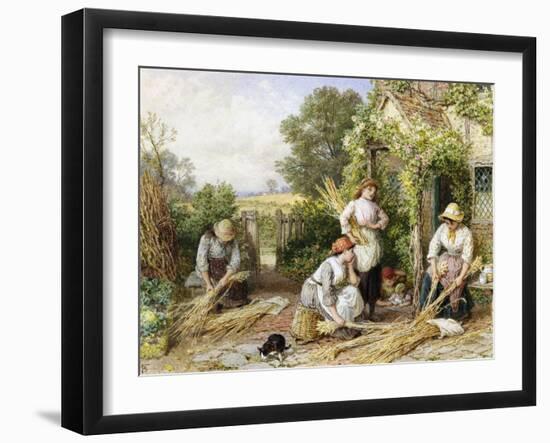 The Return of the Gleaners-Myles Birket Foster-Framed Giclee Print