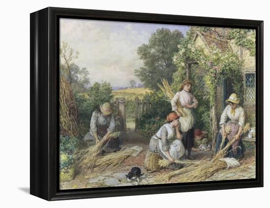 The Return of the Gleaners-Myles Birket Foster-Framed Premier Image Canvas