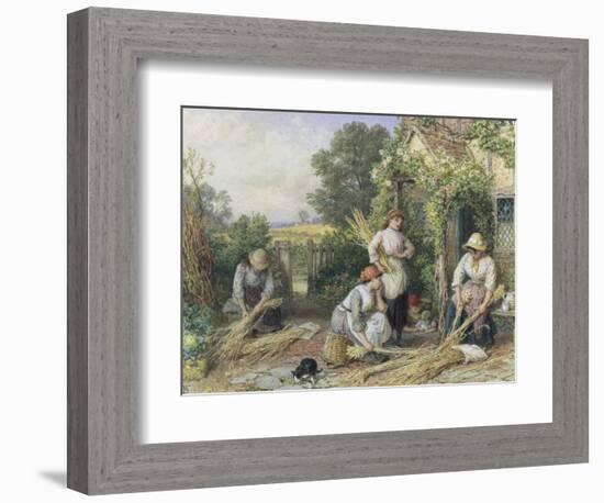 The Return of the Gleaners-Myles Birket Foster-Framed Giclee Print