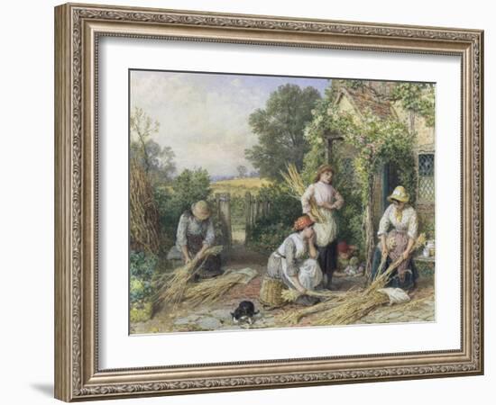 The Return of the Gleaners-Myles Birket Foster-Framed Giclee Print