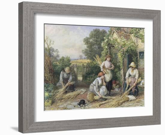 The Return of the Gleaners-Myles Birket Foster-Framed Giclee Print