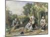The Return of the Gleaners-Myles Birket Foster-Mounted Giclee Print