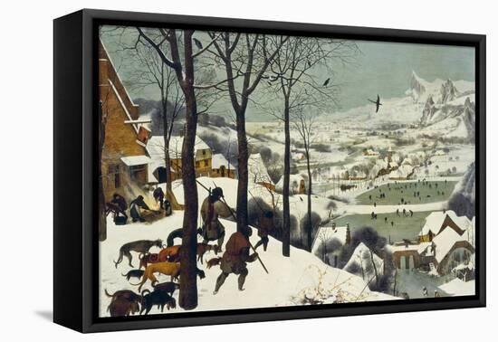 The Return of the Hunters-Pieter Bruegel the Elder-Framed Premier Image Canvas