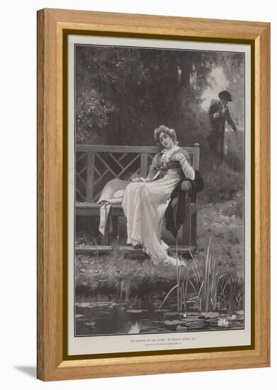 The Return of the Lover-Marcus Stone-Framed Premier Image Canvas