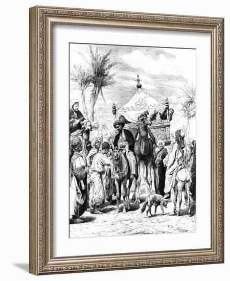 The Return of the Pilgrimage, 1881-null-Framed Giclee Print