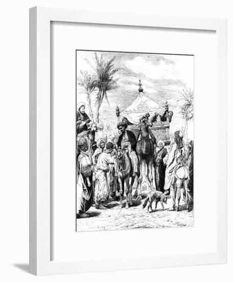 The Return of the Pilgrimage, 1881-null-Framed Giclee Print