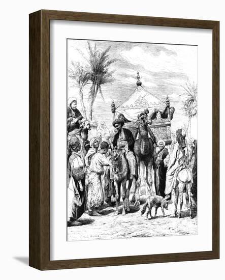 The Return of the Pilgrimage, 1881-null-Framed Giclee Print