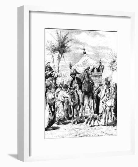 The Return of the Pilgrimage, 1881-null-Framed Giclee Print